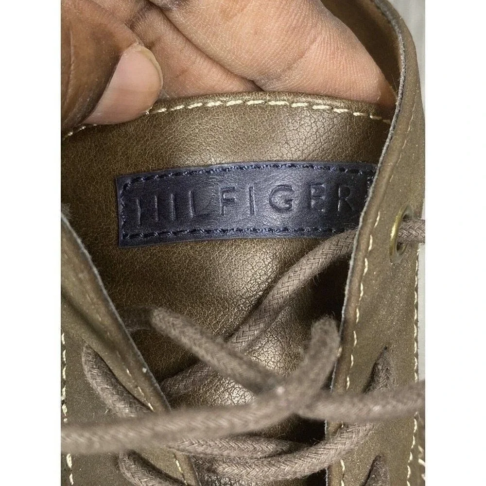 Tommy Hilfiger Mens‎ Goah Chukka Dark Brown Boots Lace Up Size 10.5